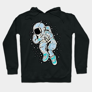 Astronaut Basketball 2 • Funny And Cool Sci-Fi Cartoon Drawing Design Great For Any Occasion And For Everyone Hoodie